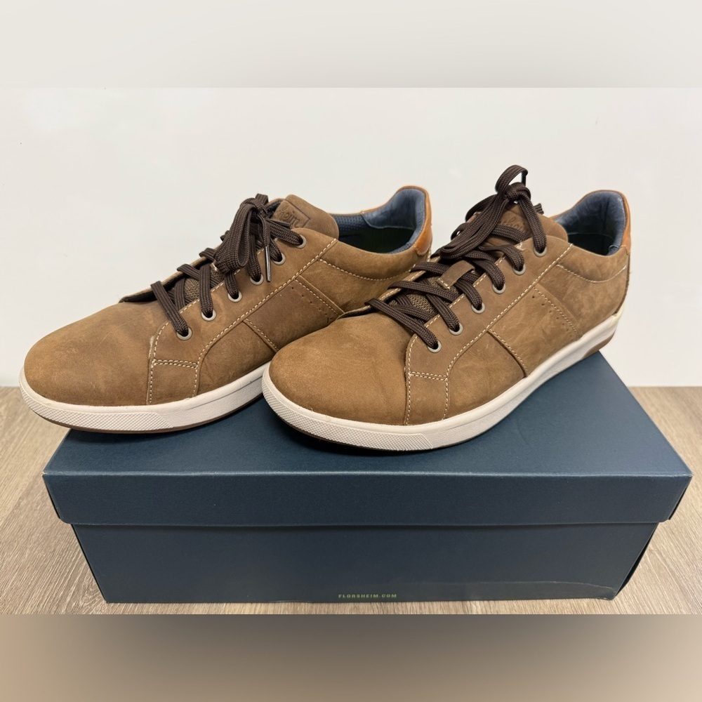 Florsheim Brown Leather Sneakers